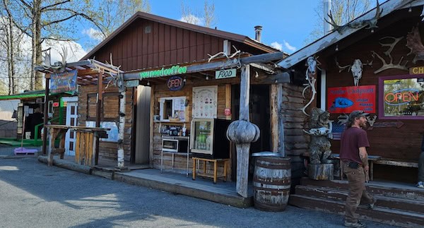 Nagley's General Store in Talkeetna, Alaska, on a journey inspired by the TV show, "Northern Exposure" - image by Malika Bowling