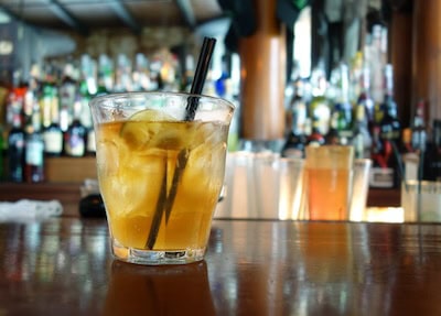 A Sazerac drink at The Napoleon House, for New Orleans for grownups