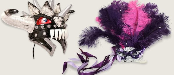 Exhibition header for “FANCY: Costumes, Characters and the Richmond Masque” at The Valentine, Richmond, Virginia