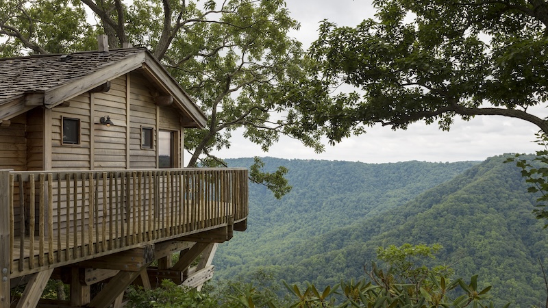 The Blue Ridge Mountains surround you like a fluffy bathrobe, while the rustic yet refined lodging at Primland Resort in Meadows of Dan, Virginia, immerses you in comfort.