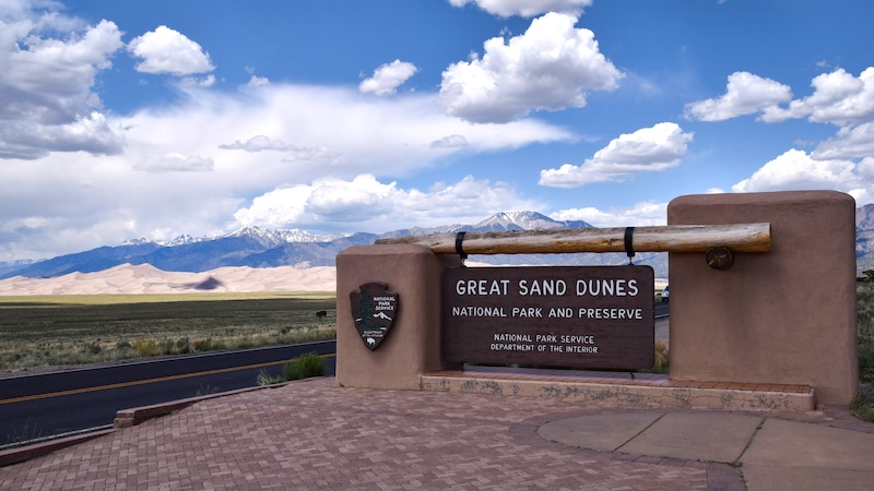 1. Entrance to Great Sand Dunes National Park and Preserve - Nick Thomas