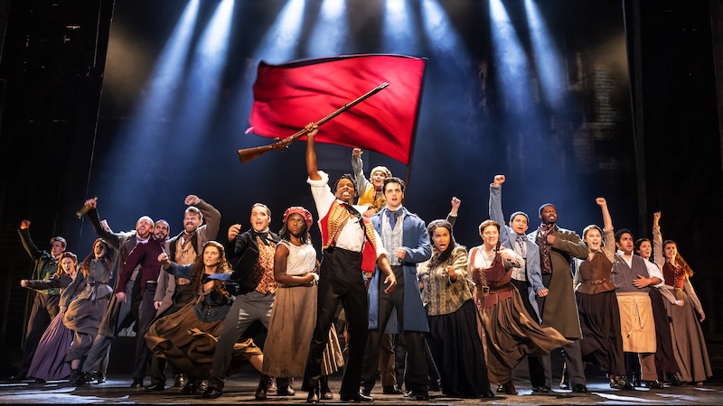 Cast of “Les Misérables” performs “One Day More.” Photo by Matthew Murphy