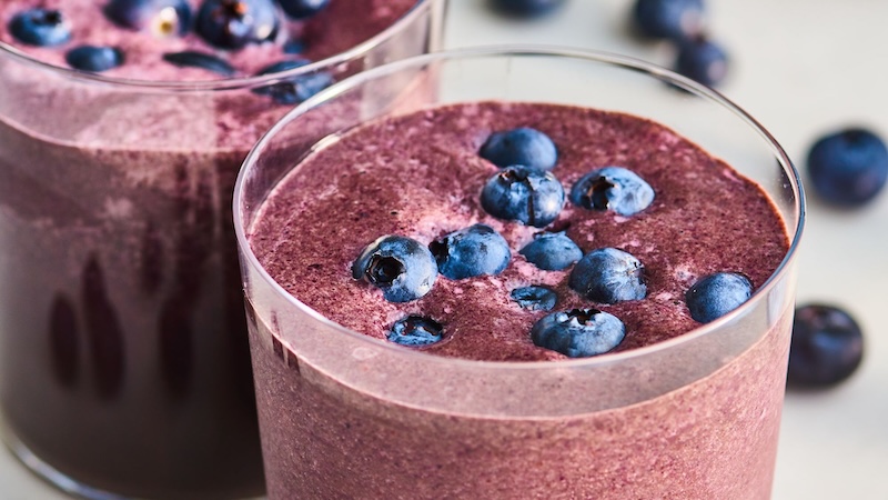 A creamy smoothie: this mixed berry smoothie features the creamiest component. (Joe Lingeman/TCA)