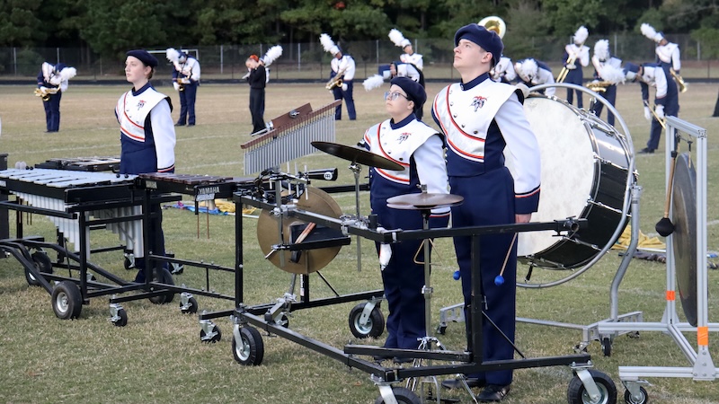 Marching band from Chesterfield County Virginia. For What's Booming, October 2