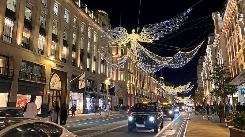 Wintertime in London is a great time to visit, including the twinkling lights of the holidays