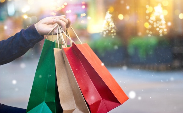 Shopping bags for Christmas