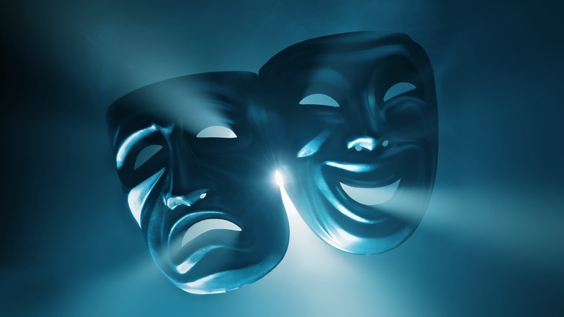 drama masks, used with must-see local drama and theatre