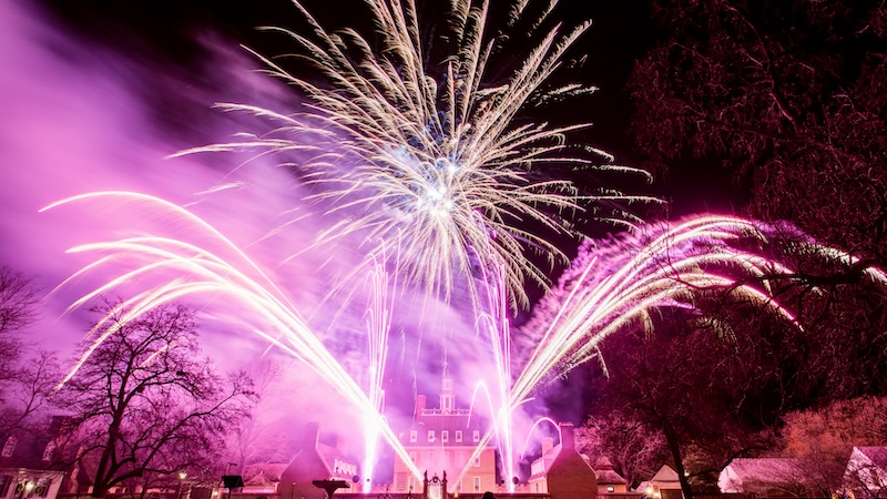 Grand Illumination Ceremony Christmas 2021. in Williamsburg, Va. For What's Booming December 4