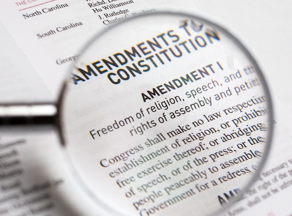 The first amendment to the American constitution includes freedom of religion