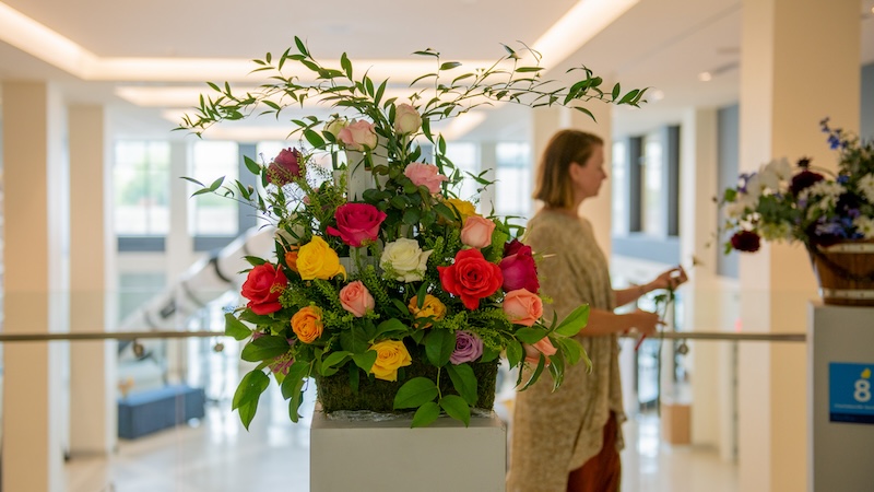 Arrangement from History Blooms at the Virginia Museum of History and Culture, Richmond. For What's Booming, February 19