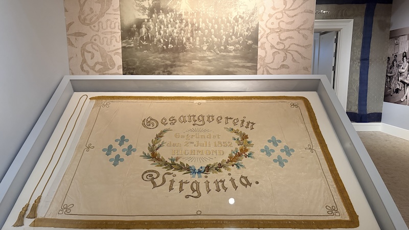 "We the People" exhibition at the Virginia Museum of History & Culture - German banner, For March 19 calendar