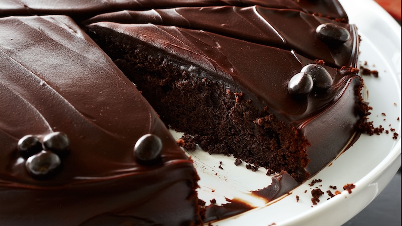 Chocolate and coffee pair beautifully in this Mocha Celebration Cake. (Yvonne Duivenvoorden/TCA)