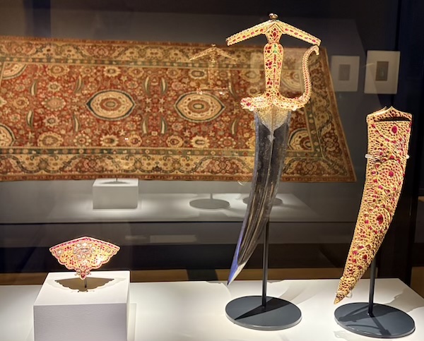 ‘India’s Great Mughals’ - jeweled items and carpet