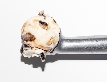 A scoop of Jeni's Campfire Smores