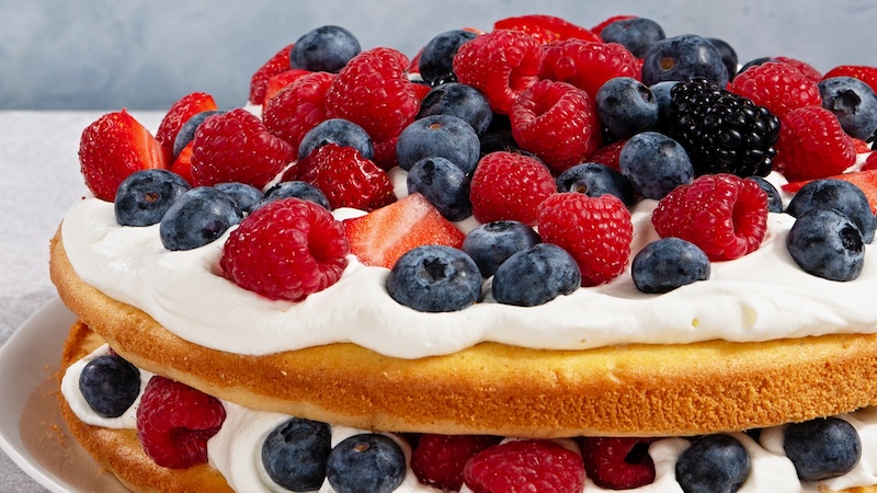 This sponge cake is as light as a summer breeze. (Nicole Wolf/TCA)