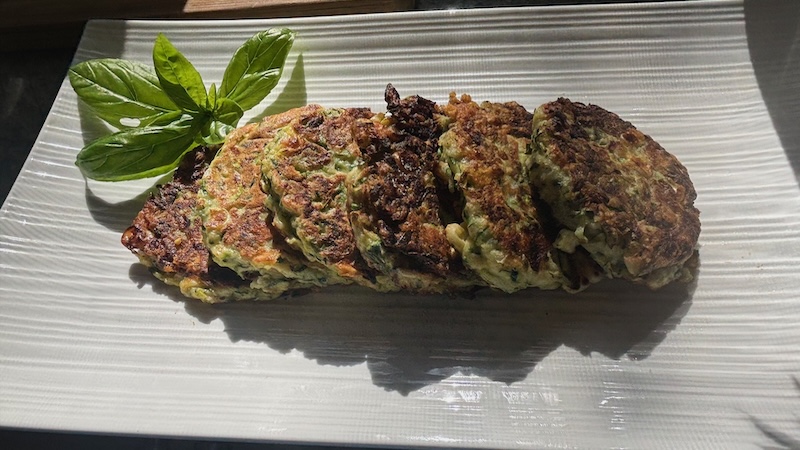 These zucchini corn cakes go nicely with any simple entree. (Diane Rossen Worthington/TCA)