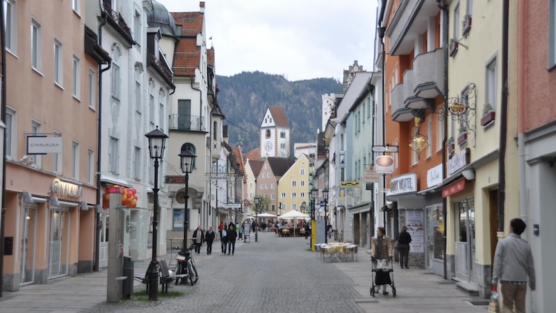 Bavaria is dotted with cute, colorful, cobbled towns, towns like Füssen. CREDIT: Cameron Hewitt, Rick Steves’ Europe.