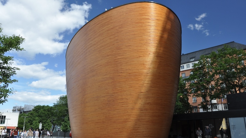 Helsinki Highlights: Creativity, saunas, and walkable sights. No services are held at Helsinki’s Kamppi Chapel. Instead, this spruce cylinder is open for anyone needing a reflective pause. CREDIT: Cameron Hewitt, Rick Steves’ Europe