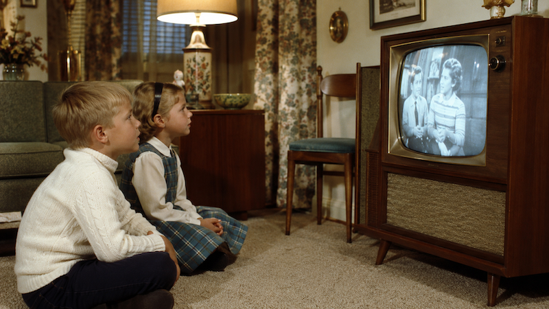 The cluelessness of kids watching TV in the 1960s and 1970s. ChatGPT image