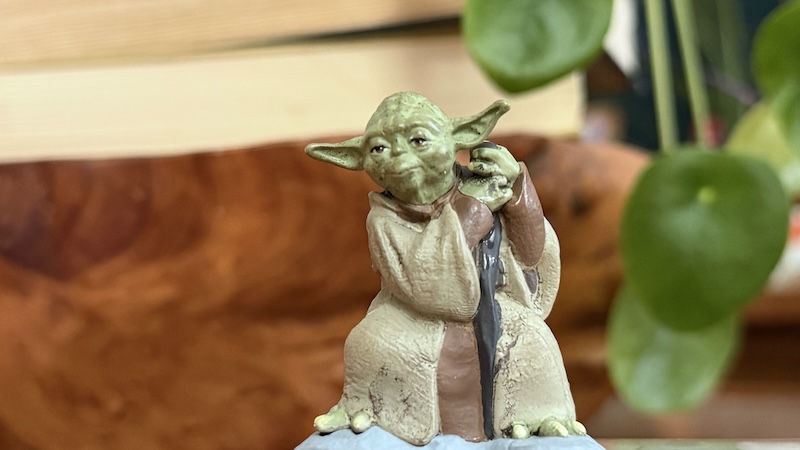 Yoda figurine: Finding Your Force. Frank Engler