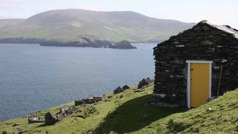 The abandoned fishing village of Great Blasket Island once housed around 180 people. Now, it’s vacant – but holds authentic insight into traditional Irish life. CREDIT: Rick Steves’ Europe.