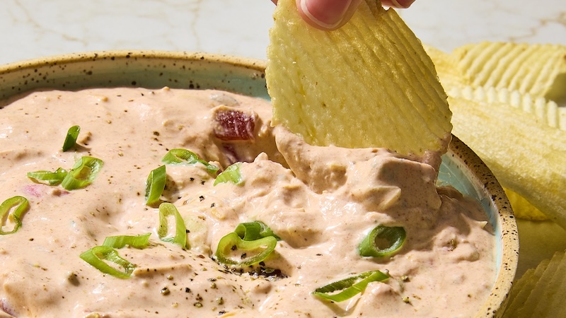 Boat dip: A zesty, creamy dip perfect for taking out on the high seas or sitting by the pool, no cooking required. (Ryan Liebe/TCA)
