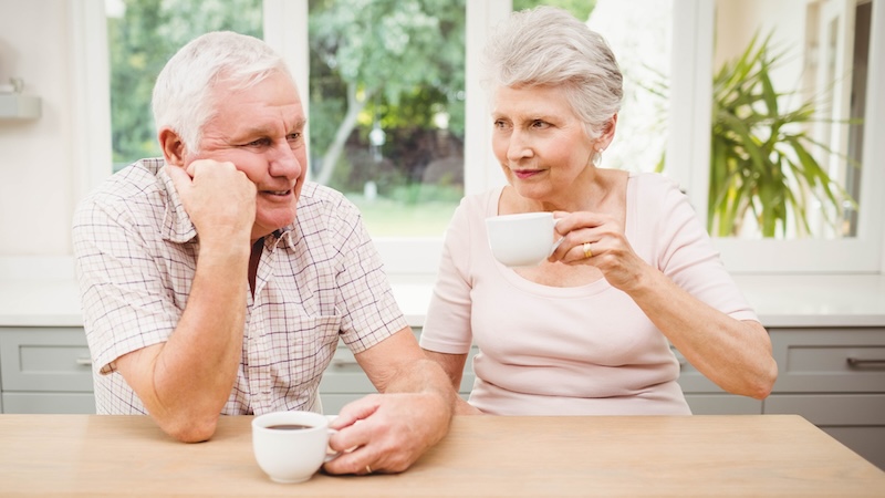 This tired retired couple is too old to host. Wavebreakmedia
