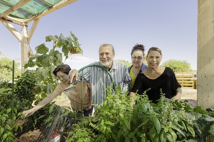 A community garden at life plan communities. Creatista
