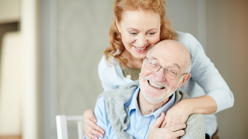 A loving baby boomer couple, having experienced decades of changing sexual attitudes. Pressmaster