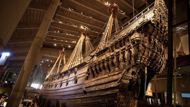 The Vasa sank just minutes into her maiden voyage … and now is the centerpiece of an outstanding maritime museum in Stockholm, one among several fascinating Scandinavian maritime museums. CREDIT: Dominic Arizona Bonuccelli, Rick Steves’ Europe.