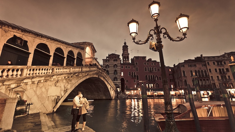 How to best enjoy Venice. While Venice is mobbed during the day, it becomes empty at night… and travelers who spend the evening here seem to have the city all to themselves. CREDIT: Dominic Arizona Bonuccelli, Rick Steves’ Europe.