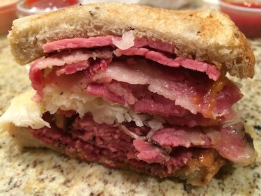 Reuben sandwich. Credit New York Deli, Richmond