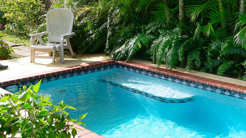 Small backyard pool. A retiree can no longer enjoy the quiet of his backyard oasis because of the new neighbors – his quiet is now spoiled by noisy kids. Advice columnist Eric Thomas and two readers reply to
